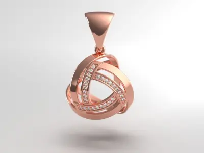 Pendant ball 3D print model