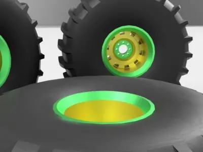 Monster wheel 3 3D model