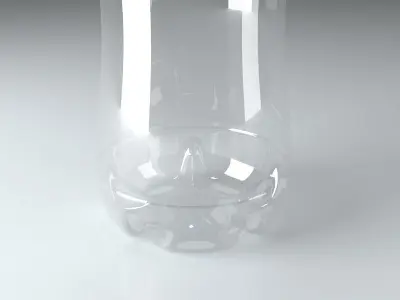 Sport Cap Generic 500ml Bottle 3D model