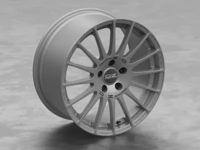 OZ Racing Superturismo GT Wheel 3D Model 3D model