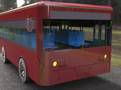 City Bus Free 3D model