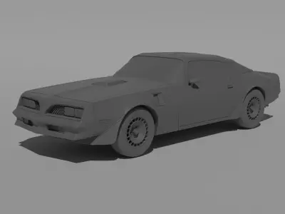 1978 Pontiac Trans Am 3D print model