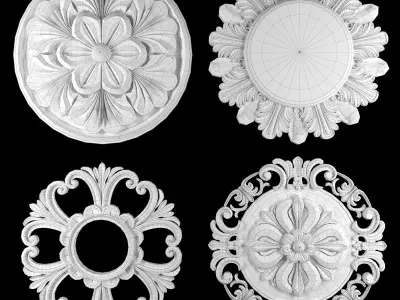 Ornament Element Pack 22 3D model