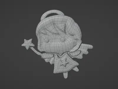 3D Printable Angel for Christmas 3D print model