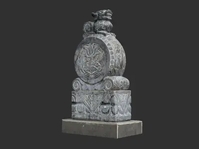 3D scan Chinese Stone Sculpture 3D model