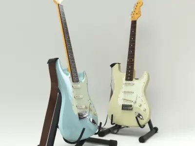 Fender Stratocaster 3D model