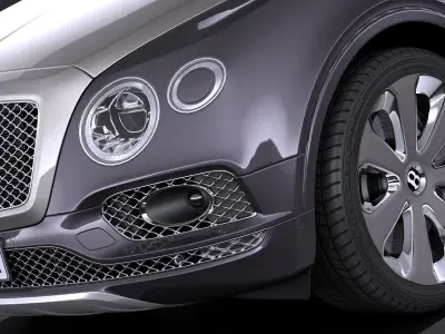 Bentley Bentayga Mulliner 2018 3D model