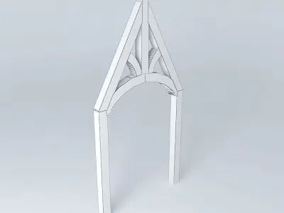 kingpost truss Free 3D model