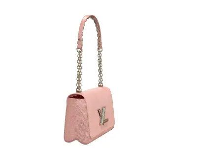 Louis Vuitton Bag Twist Epi Pink Leather 3D model