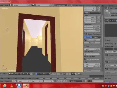 MODERN INDIAN FLAT Low-poly 3D model