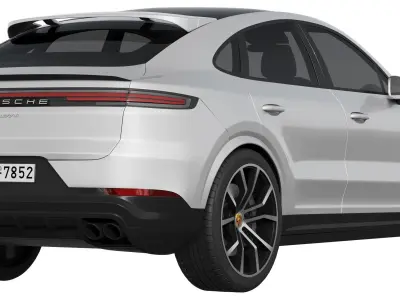 Porsche Cayenne E-Hybrid Coupe 2024 3D model