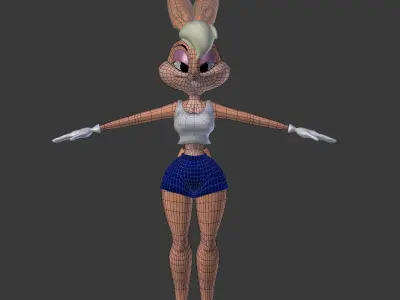 Lola Bunny Classic 3D model