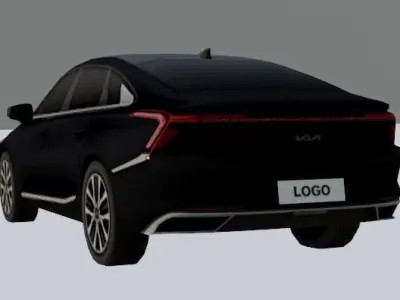 KIA K8 LOWPOLY Low-poly 3D model