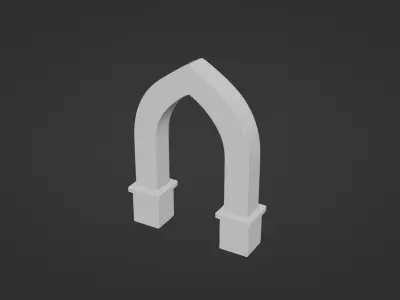 Sharp Gothic Arch 3D model