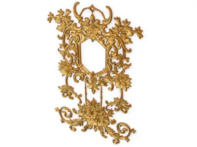 Classic decor ornament carved 62 3D model