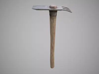 Old Hoe Low-poly 3D model