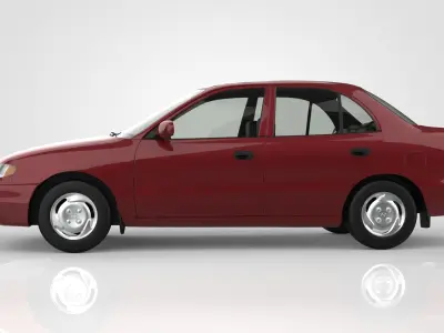 Hyundai Accent 1996 3D model