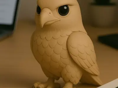 Falcon - Kawaii Animals Collection 3D print model