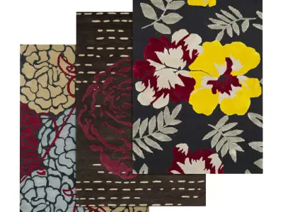 Rug Set 2143 3D model