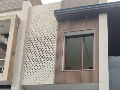 Parametric Lattice Screen Jali Design Grasshopper Rhino Files 3D model