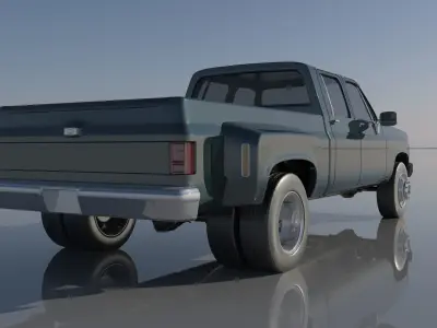 Chevrolet C30 Crew Cab 1975  3D print model