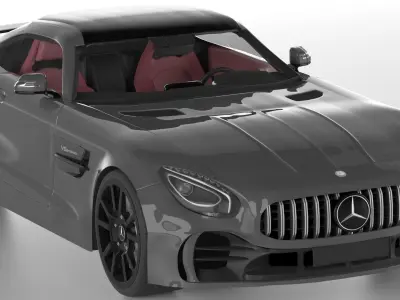 Mercedes-Benz AMG GTR 3d Car Model 3D model