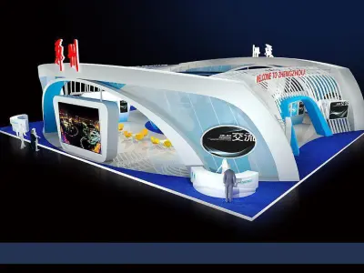Exhibition - Area - 25X25-3DMAX2012-016 3D model