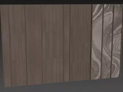 Decorative V79 Wall Panels 3D model