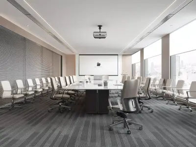 Luxury Corporate Conference Room 049 3D model