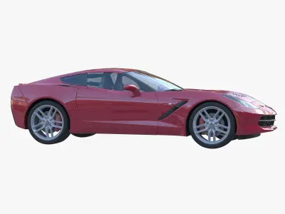 Sport car Stingray 3D model
