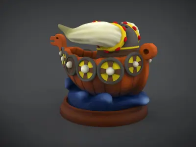 Ship 3d printable figure toy 3D print model