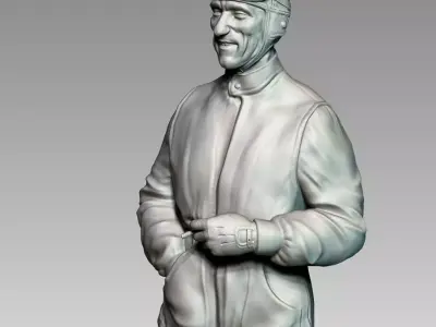 Car Driver Tazio Nuvolari 3D print model