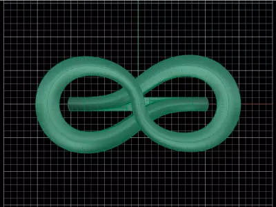 Minimal Abstract Rings 01 3D print model