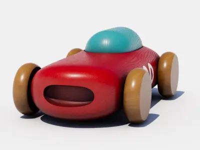 toy car Low-poly 3D model by My-Asset