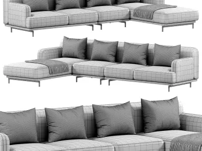PLEGAT Sofa 3D model
