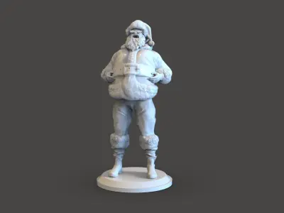 Santa Claus figurine 3D print model