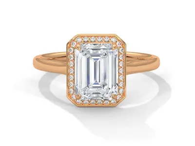 solitaire ring with detail images and 360 render videos 25 3D print model