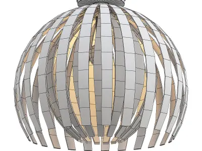 lgo-lsp-9536 ceiling light with metal shade 3D model