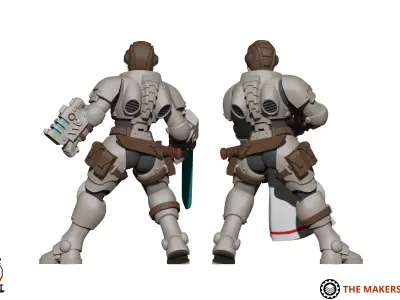 Daughters of War - Tactical Infantry 3D print model