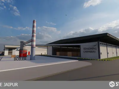 factory design 3D model