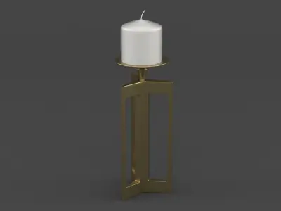 Candle Holder 3D model 5