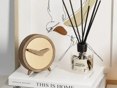 Decorative set 04 3D model