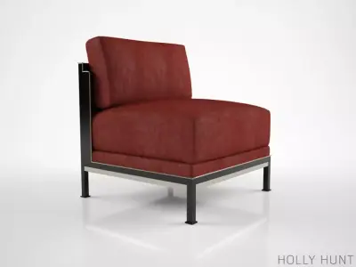Holly Hunt Tweed Lounge Chair  3D model