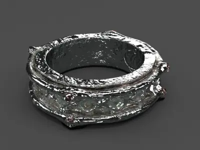 antique ring Free 3D model