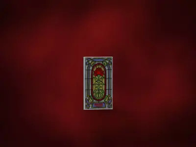 Stranger Things   Creel House Door Vitraux 3D print model