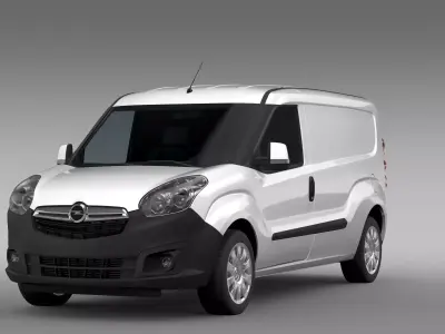 Opel Combo LWB Cargo D 2015 3D model