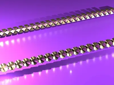 bracelet silver 3D model