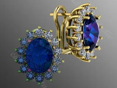 Earrings di3 3D print model