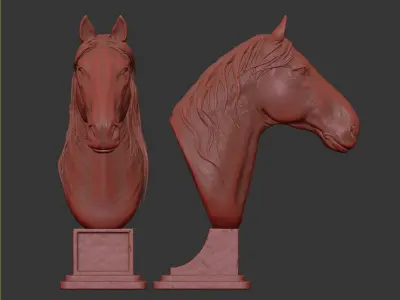 Horse 01 3D model