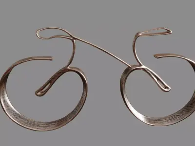 Bicycle decoration 3D model